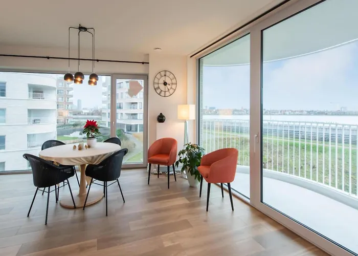 公寓 Stylish With Terrace In Bredene 奥斯滕德